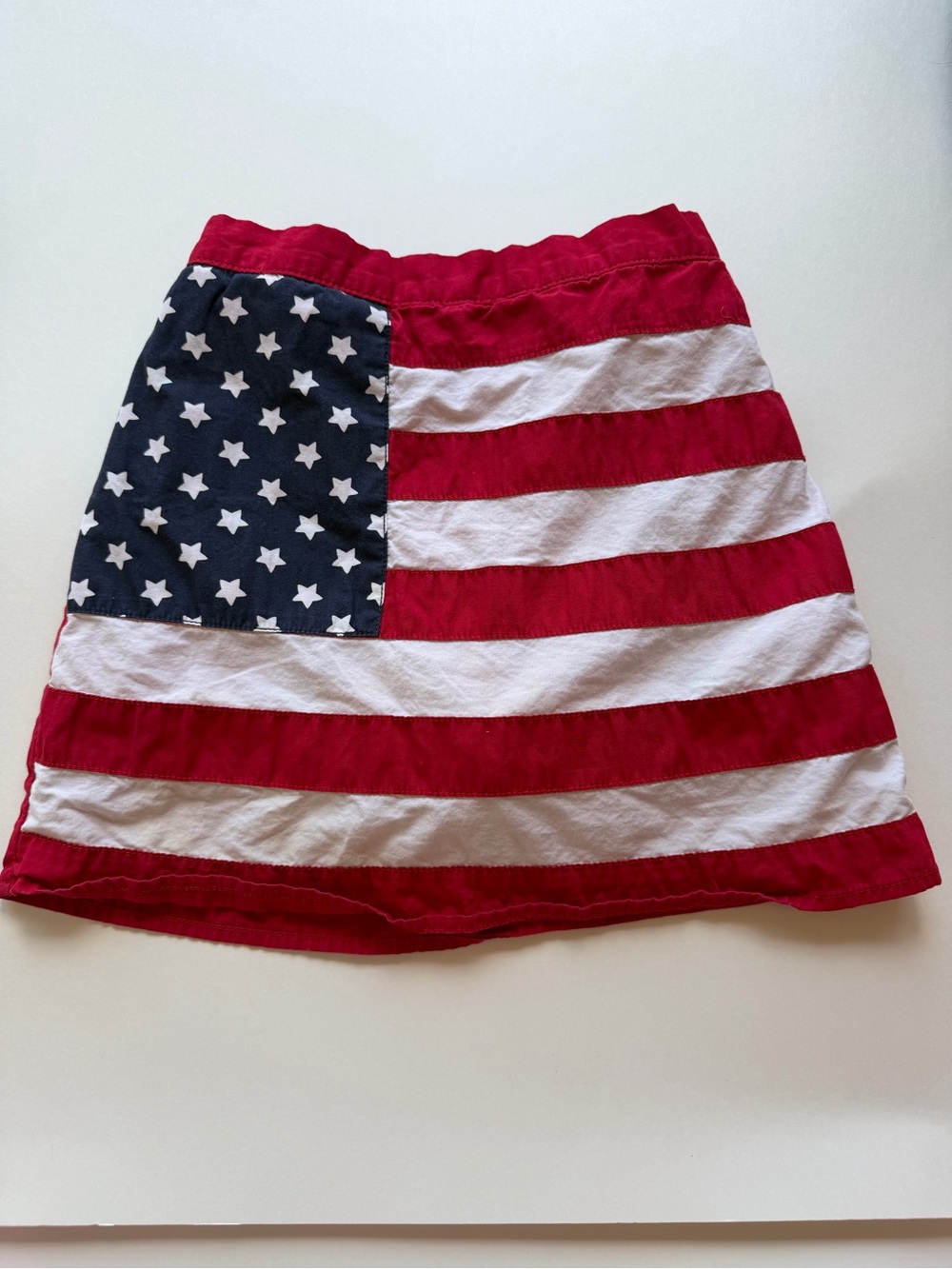Gymboree Girl’s Stars & Stripes Skirt in Red, White & Blue Size 8